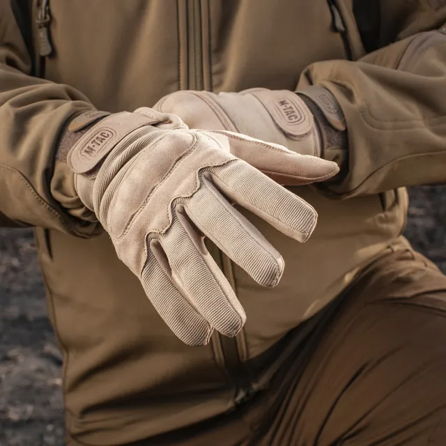 10 - Тактичні рукавички M-Tac Assault Tactical Mk.5. Хакі