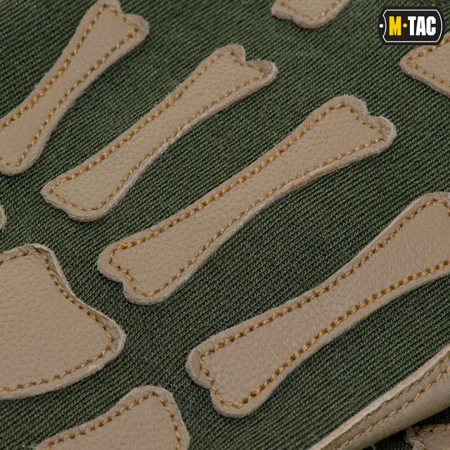7 - Тактические перчатки M-Tac Skeleton Nomex. Олива/Койот