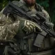 11 - Тактические перчатки M-Tac Skeleton Nomex. Олива/Койот