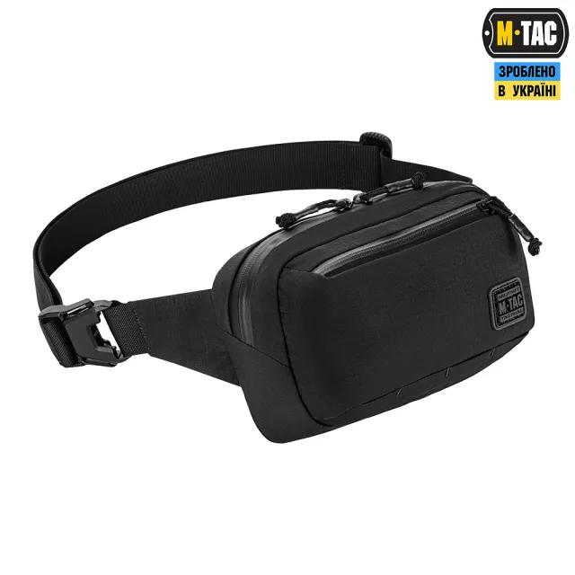 2 - Сумка на пояс M-Tac City Waist Bag Lite-NR Elite. Чорна