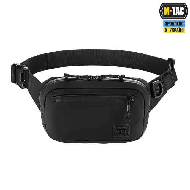 4 - Сумка на пояс M-Tac City Waist Bag Lite-NR Elite. Чорна
