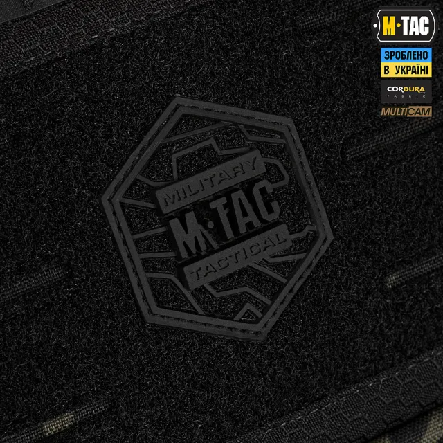 22 - Плечевая однолямковая сумка M-TAC EDC Bag Elite. Multicam Black