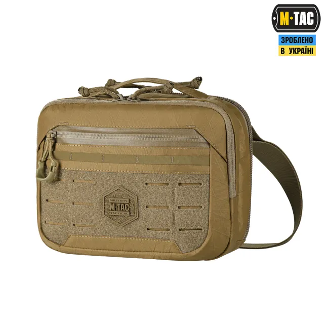 1 - Плечова однолямкова сумка M-TAC EDC Bag X-Pac Elite. Койот