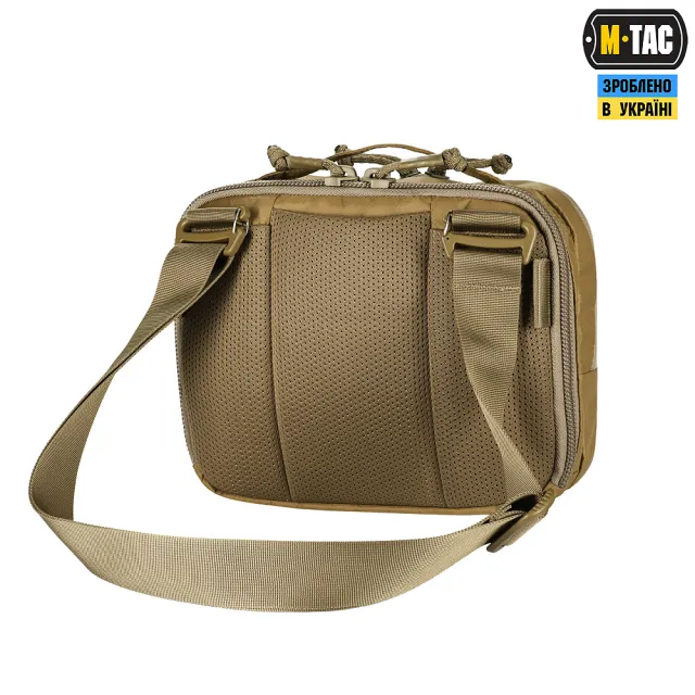 25 - Плечова однолямкова сумка M-TAC EDC Bag X-Pac Elite. Койот