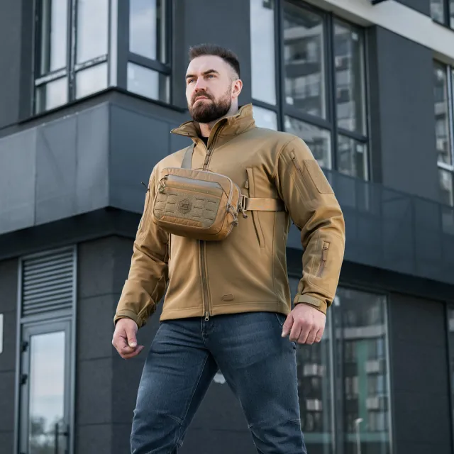 15 - Плечова однолямкова сумка M-TAC EDC Bag X-Pac Elite. Койот