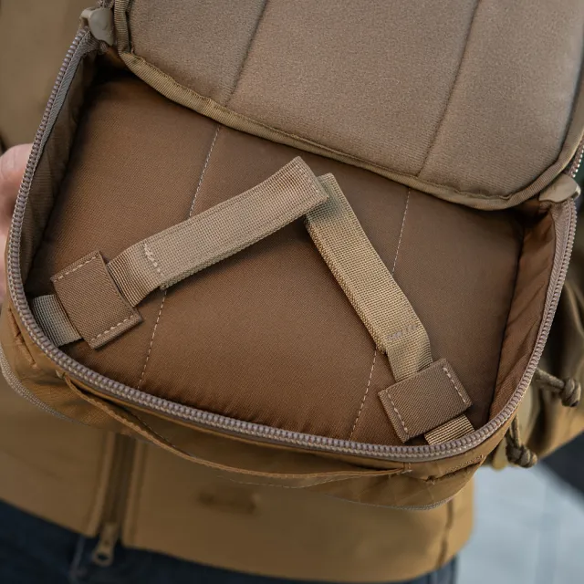 13 - Плечова однолямкова сумка M-TAC EDC Bag X-Pac Elite. Койот