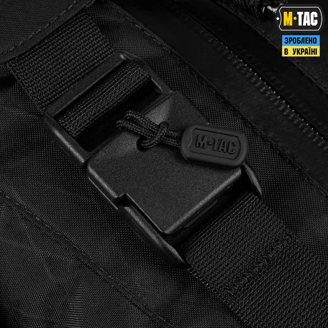 4 - Плечова однолямкова сумка M-TAC Magnet Bag X-Pac Elite. Чорна