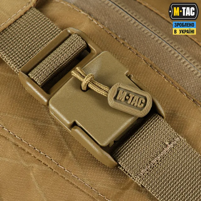 5 - Плечова однолямкова сумка M-TAC Magnet Bag X-Pac Elite. Койот