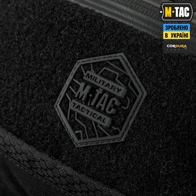 11 - Поясная сумка M-TAC Waist Bag Hex. Черная