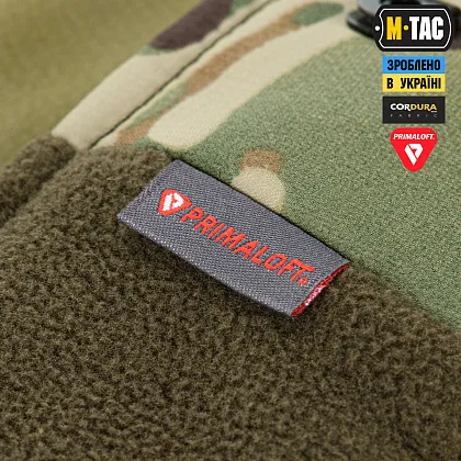 5 - Тактические брюки зимние M-Tac Alpha Pro Primaloft. Цвет Мультикам