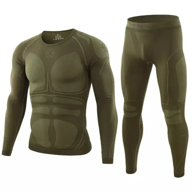 1 - Комплект термобілизни ESDY MILITARY. Олива