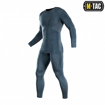 1 - Комплект термобілизни M-Tac Active Level I Dark Grey Melange