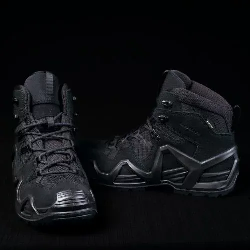 9 - Тактичні черевики Lowa Zephyr MK2 Gore-Tex® MID TF. Чорний