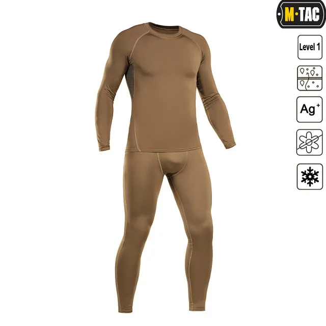 1 - Комплект термобелья M-Tac ThermoLine. Цвет Койот