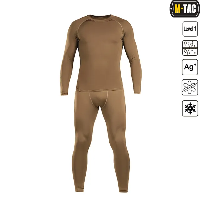3 - Комплект термобелья M-Tac ThermoLine. Цвет Койот