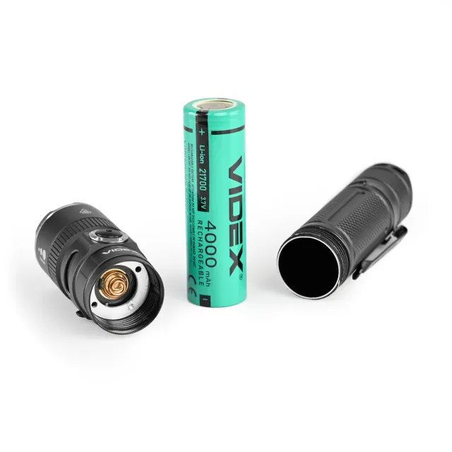 14 - Портативный светодиодный фонарик VIDEX 1500Lm 5000K
