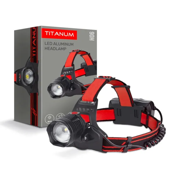 1 - Налобный светодиодный фонарь TITANUM 800Lm 6500K