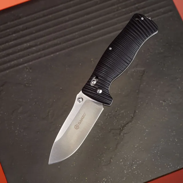 32 - Нож складной Ganzo G720-B черный
