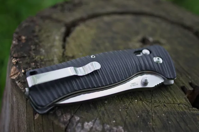 28 - Нож складной Ganzo G720-B черный