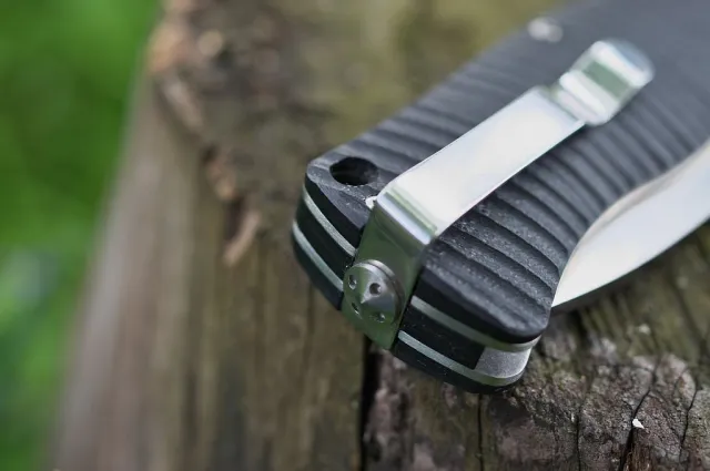 3 - Нож складной Ganzo G720-B черный