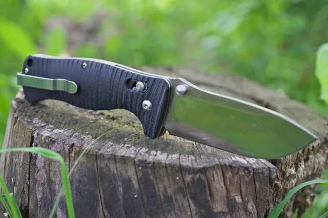 9 - Нож складной Ganzo G720-B черный