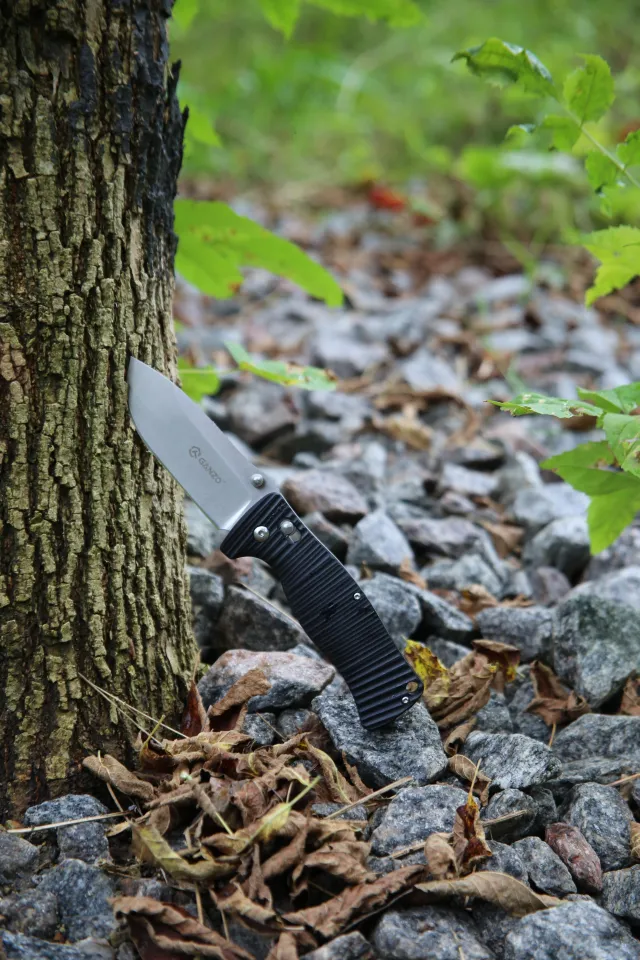 17 - Нож складной Ganzo G720-B черный