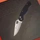 9 - Нож складной Ganzo G729-BK, черный