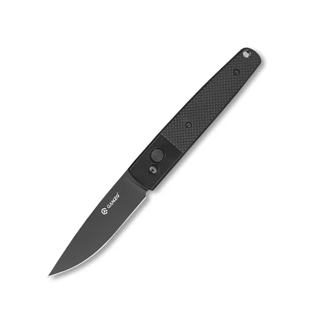 1 - Нож складной Ganzo G721-B черный клинок