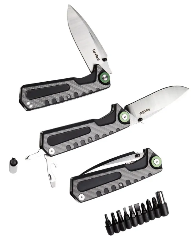 7 - Багатофункціональний ніж Xiaomi NexTool 3 в 1 NE20021 Black (6945064210863)