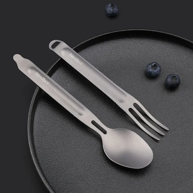 3 - Столовый прибор NexTool Outdoor Spoon Fork NE0124