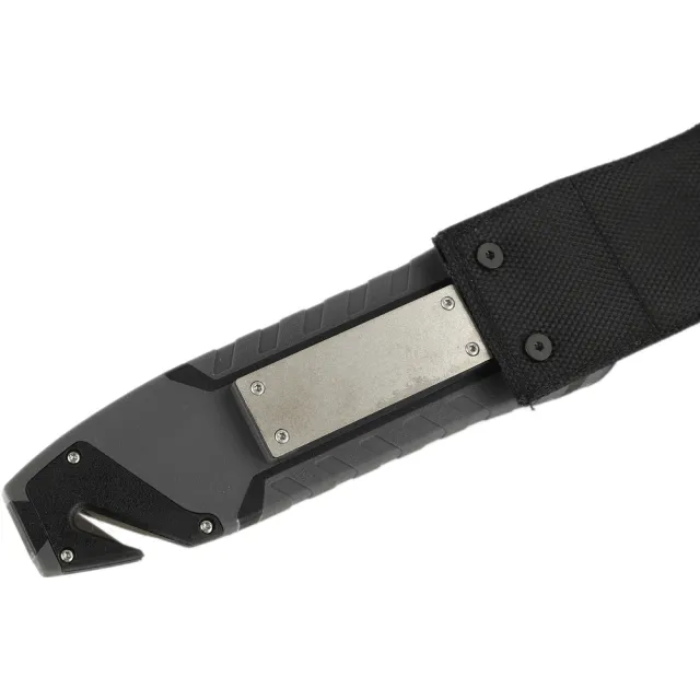 8 - Нож с паракордом Ganzo G8012V2-GY, серый