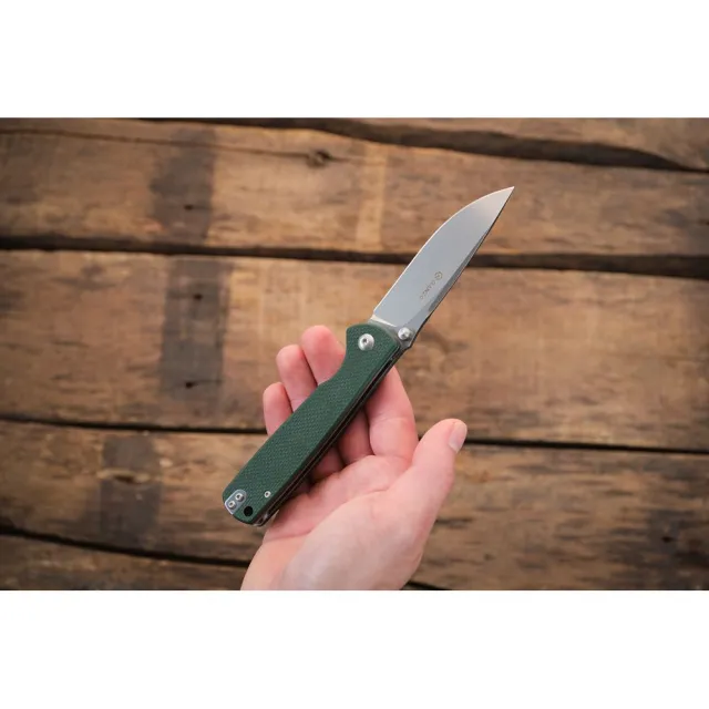 9 - Нож складной Ganzo G6805-GB, сине-зелений