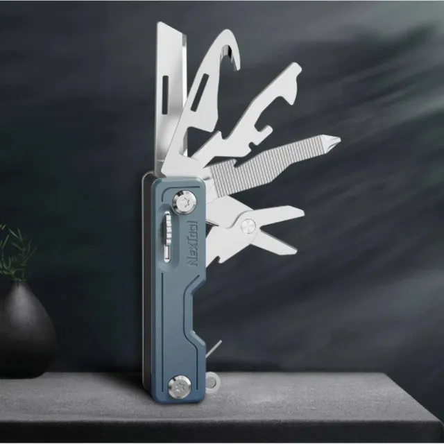 4 - Мультитул NexTool Multi Functional Knife, синий