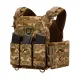 1 - Плитоноска Warmor Gen.3 Pro з системою швидкого скидання. (Комплект 3 підсумки) Molle. Колір Піксель ММ14