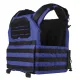 3 - Плитоноска Warmor Gen.3 Pro з системою швидкого скидання. Molle. Колір Синій