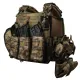 1 - Плитоноска Ares Gen.2. (Комплект 7 подсумков) с системой быстрого сброса. Molle. Цвет Мультикам