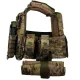 3 - Плитоноска Ares Gen.2. (Комплект 7 подсумков) с системой быстрого сброса. Molle. Цвет Мультикам