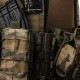 6 - Плитоноска Ares Gen.2. (Комплект 7 подсумков) с системой быстрого сброса. Molle. Цвет Мультикам
