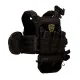 3 - Плитоноска Warmor Gen.3 Pro Max. Система швидкого скидання. (Комплект 7 підсумків). Колір Чорний