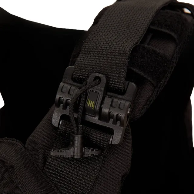 8 - Плитоноска Warmor Gen.3 Pro с системой быстрого сброса. Molle. Цвет Чёрный