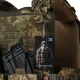 12 - Плитоноска Ares Gen.2 (Комплект 3 подсумки) С системой быстрого сброса, для бронеплит размером 25х30 см. Цвет Пиксель ММ14