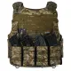 2 - Плитоноска Warmor Gen.4 (Комплект 4 подсумки) с системой быстрого сброса. Molle. Цвет Пиксель