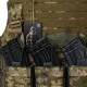 7 - Плитоноска Warmor Gen.4 (Комплект 4 подсумки) с системой быстрого сброса. Molle. Цвет Пиксель