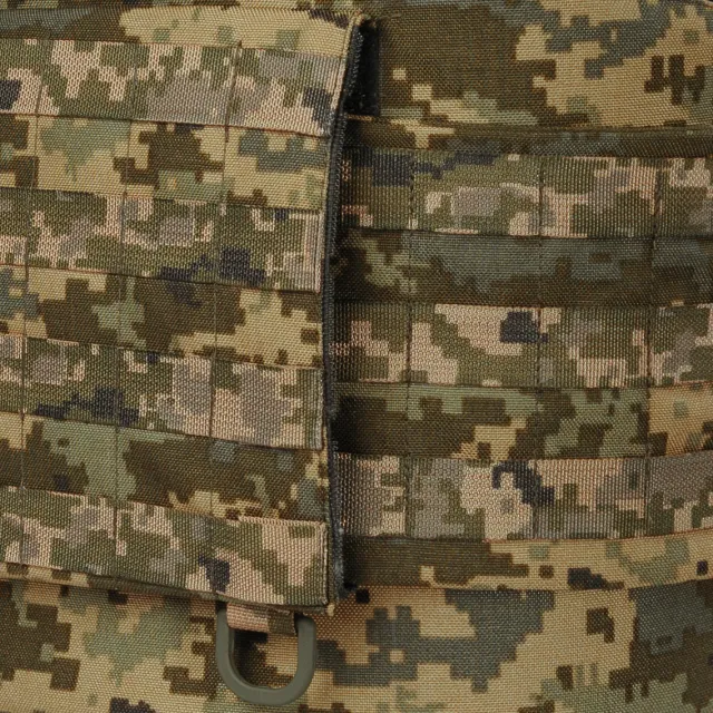 10 - Плитоноска Warmor Gen.4 (Комплект 4 подсумки) с системой быстрого сброса. Molle. Цвет Пиксель