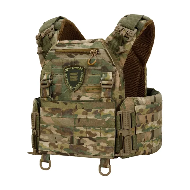 1 - Плитоноска Warmor Gen.3 Pro с системой быстрого сброса. Molle. Цвет Мультикам