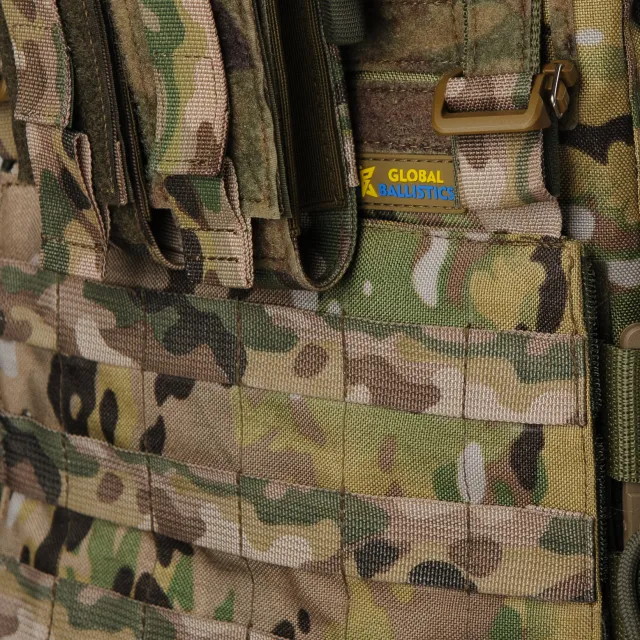 9 - Плитоноска жіноча Warmor gen.3 FL MAX (for Ladies) (без плит). З максимальним набором підсумків, захистом шиї по 1 класу ДСТУ. Мультикам.