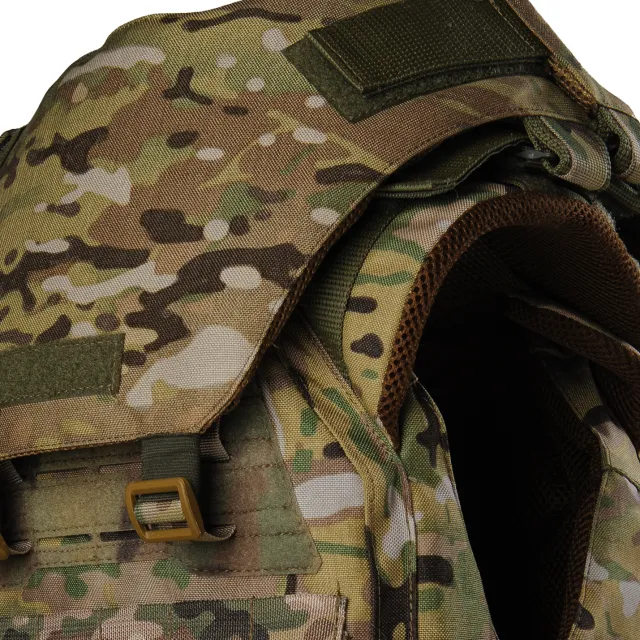 12 - Плитоноска жіноча Warmor gen.3 FL MAX (for Ladies) (без плит). З максимальним набором підсумків, захистом шиї по 1 класу ДСТУ. Мультикам.