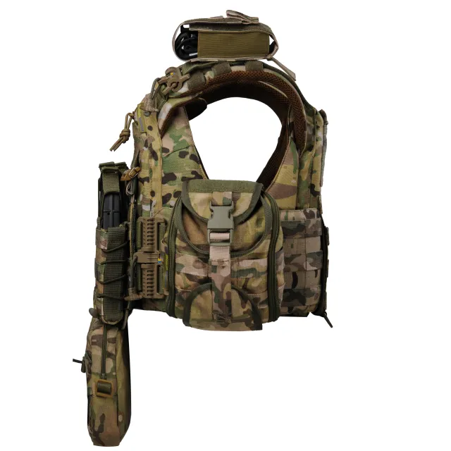 3 - Плитоноска женская Warmor gen.3 FL MAX (for Ladies). С максимальным набором подсумков, быстрым боковым и верхним сбросом (без плит). Мультикам.