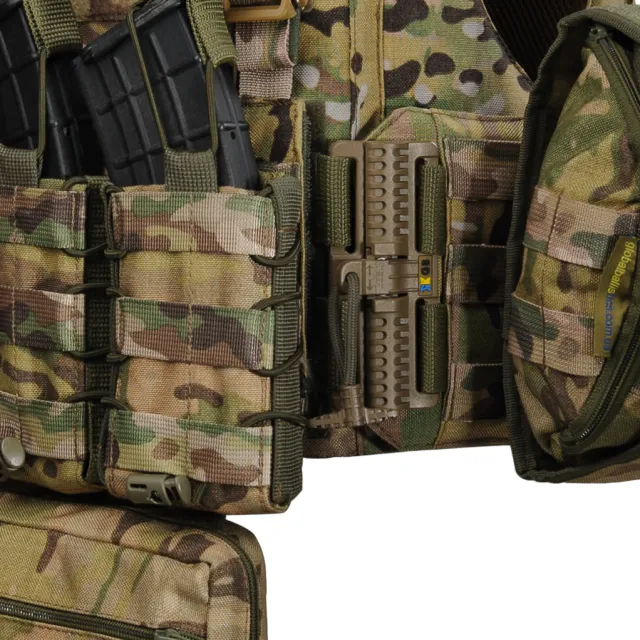 10 - Плитоноска женская Warmor gen.3 FL MAX (for Ladies). С максимальным набором подсумков, быстрым боковым и верхним сбросом (без плит). Мультикам.