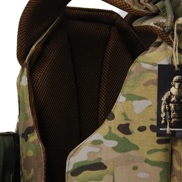 9 - Плитоноска женская Warmor gen.3 FL (for Ladies). С подсумками под магазины АК и быстрым боковым и верхним сбросом (без плит). Мультикам.